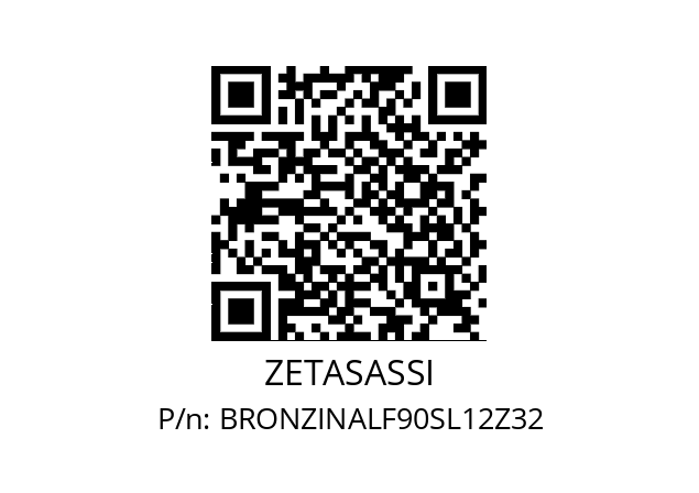   ZETASASSI BRONZINALF90SL12Z32