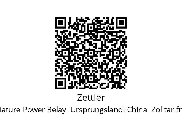   Zettler AZ2100-1A-24DE  AZ  40A Miniature Power Relay  Ursprungsland: China  Zolltarifnummer: 85364110  RoHS-konform