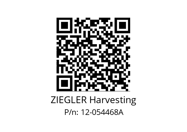   ZIEGLER Harvesting 12-054468A