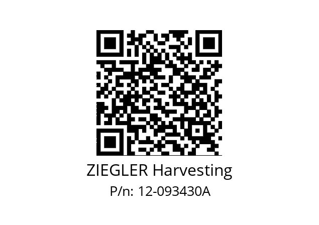   ZIEGLER Harvesting 12-093430A