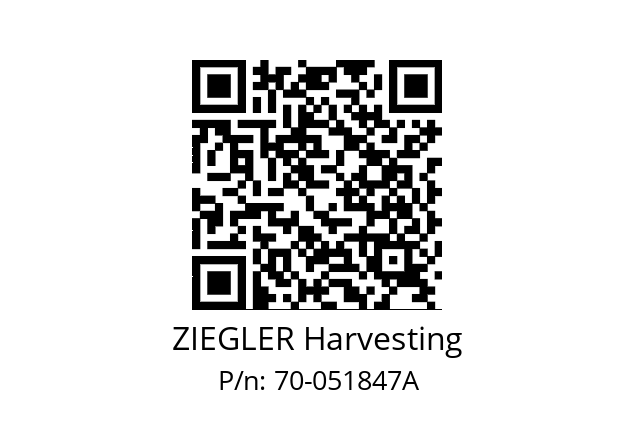   ZIEGLER Harvesting 70-051847A