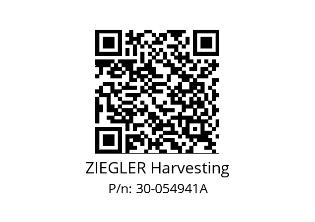   ZIEGLER Harvesting 30-054941A