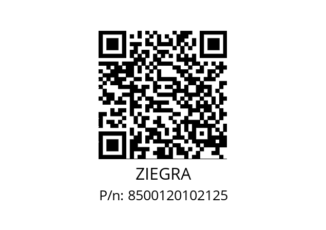   ZIEGRA 8500120102125