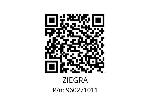   ZIEGRA 960271011