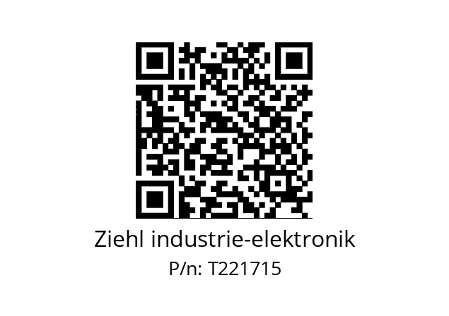   Ziehl industrie-elektronik T221715