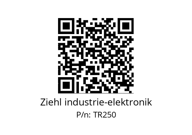   Ziehl industrie-elektronik TR250