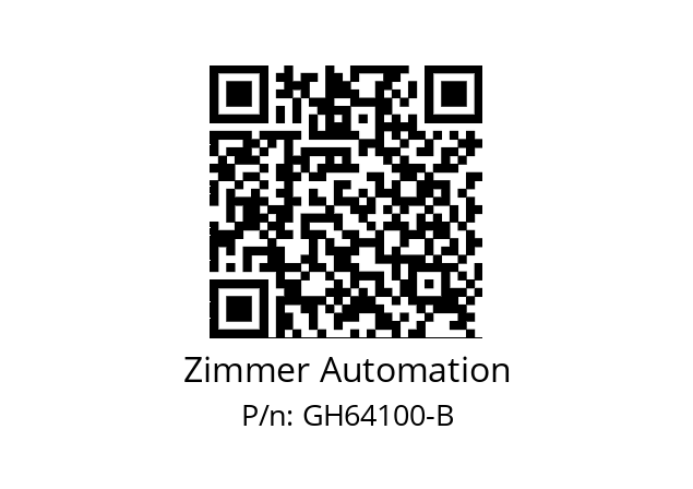   Zimmer Automation GH64100-B