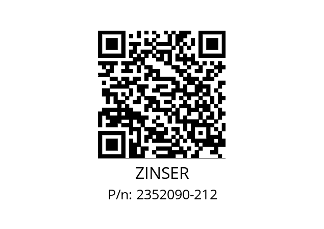   ZINSER 2352090-212