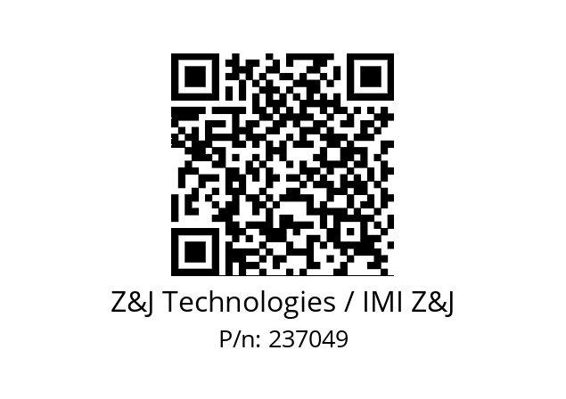   Z&J Technologies / IMI Z&J 237049