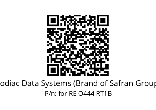   Zodiac Data Systems (Brand of Safran Group) for RE O444 RT1B