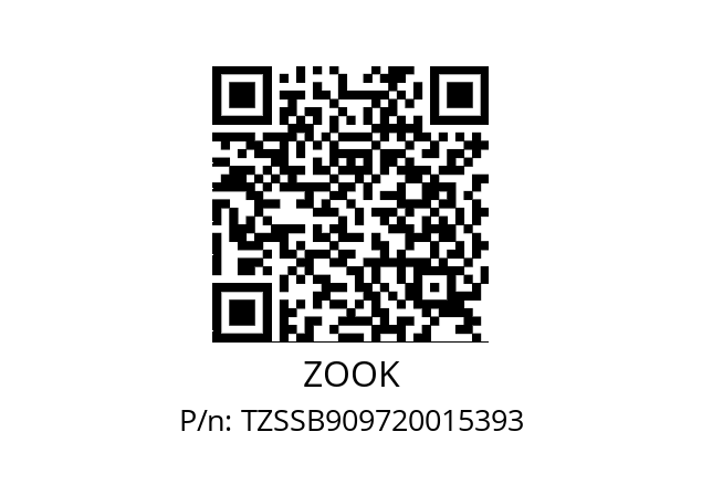   ZOOK TZSSB909720015393