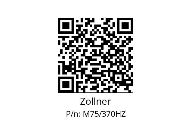   Zollner M75/370HZ