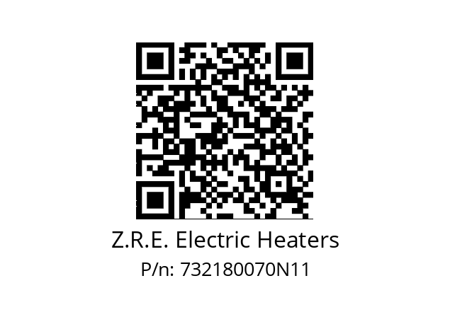   Z.R.E. Electric Heaters 732180070N11