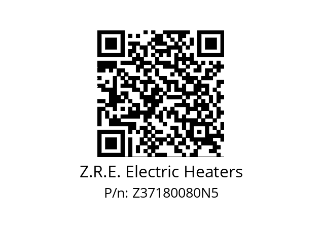   Z.R.E. Electric Heaters Z37180080N5