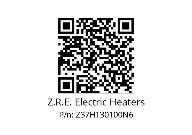   Z.R.E. Electric Heaters Z37H130100N6