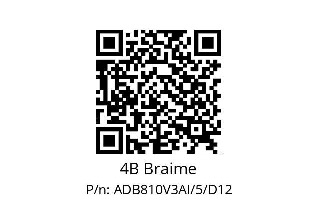   4B Braime ADB810V3AI/5/D12