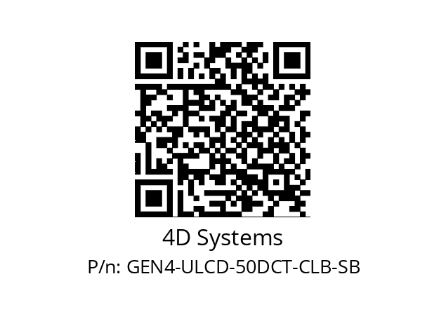   4D Systems GEN4-ULCD-50DCT-CLB-SB