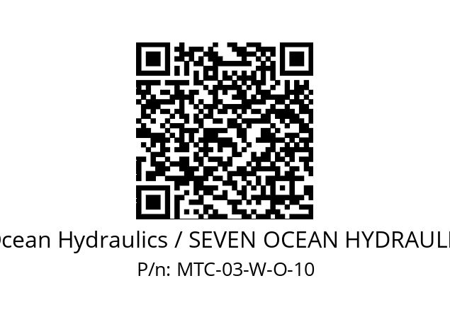   7Ocean Hydraulics / SEVEN OCEAN HYDRAULICS MTC-03-W-O-10