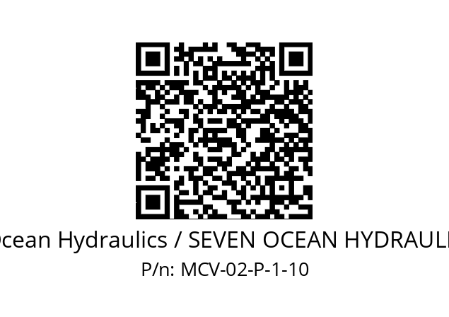   7Ocean Hydraulics / SEVEN OCEAN HYDRAULICS MCV-02-P-1-10