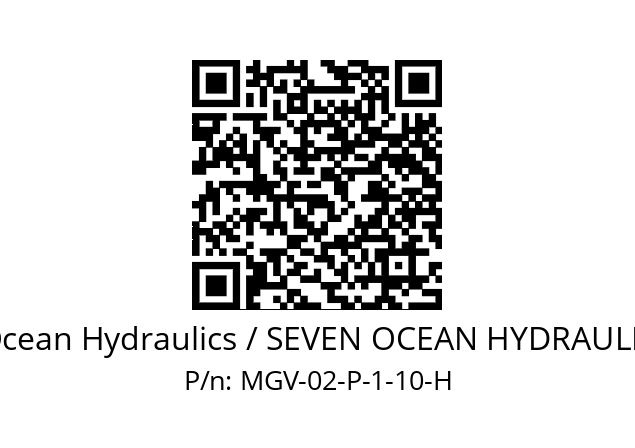   7Ocean Hydraulics / SEVEN OCEAN HYDRAULICS MGV-02-P-1-10-H