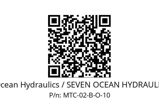   7Ocean Hydraulics / SEVEN OCEAN HYDRAULICS MTC-02-B-O-10