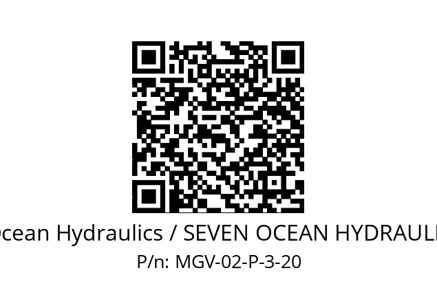   7Ocean Hydraulics / SEVEN OCEAN HYDRAULICS MGV-02-P-3-20