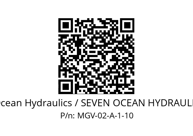   7Ocean Hydraulics / SEVEN OCEAN HYDRAULICS MGV-02-A-1-10